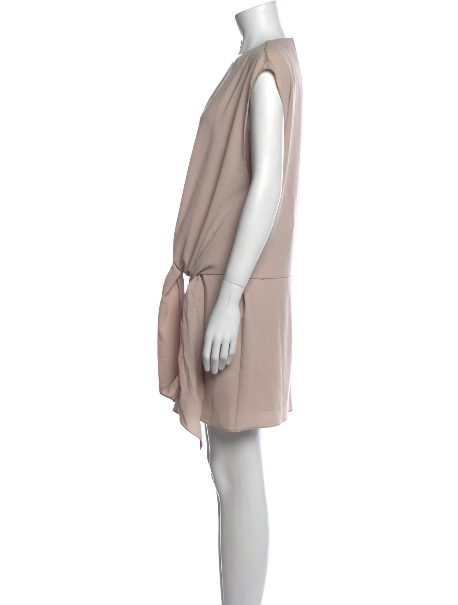 Tibi Crew Neck Mini Dress