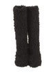 Tibi Faux Fur Lace-Up Boots