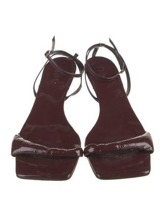 Tibi Patent Leather Sandals