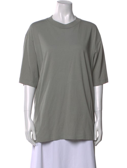 Tibi Cowl Neck Short Sleeve T-Shirt