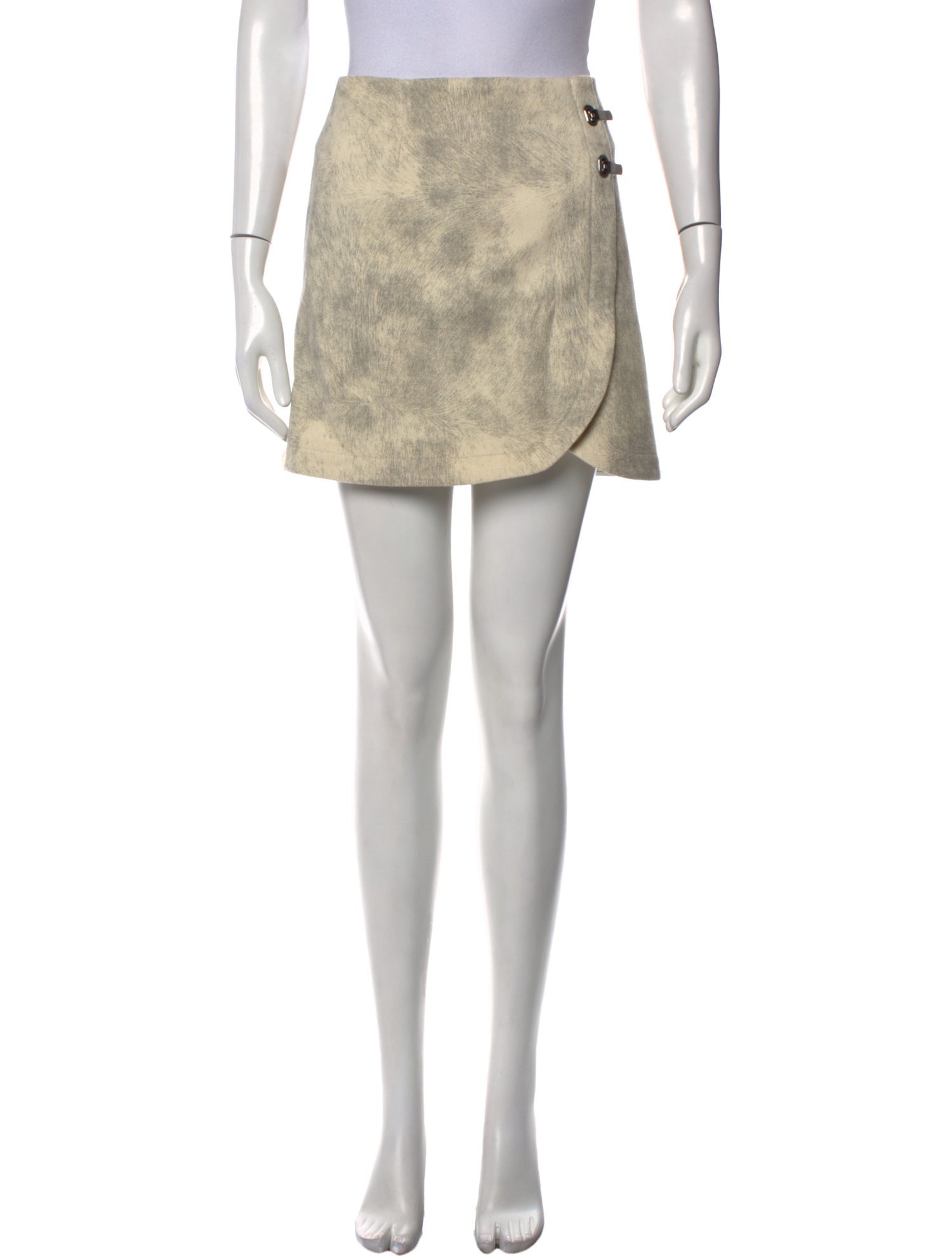 Tibi Printed Mini Skirt