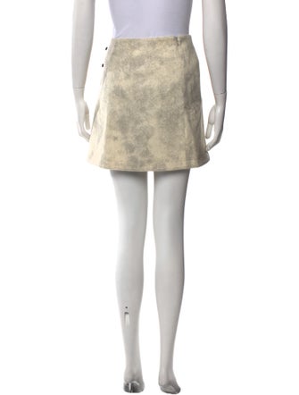 Tibi Printed Mini Skirt