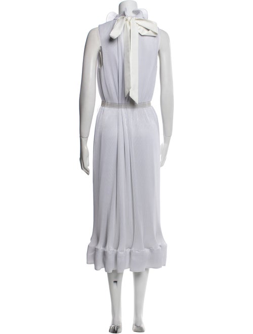 Tibi Mock Neck Long Dress
