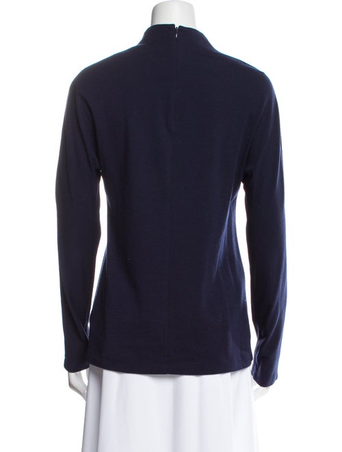 Tibi Merino Wool Mock Neck Sweatshirt
