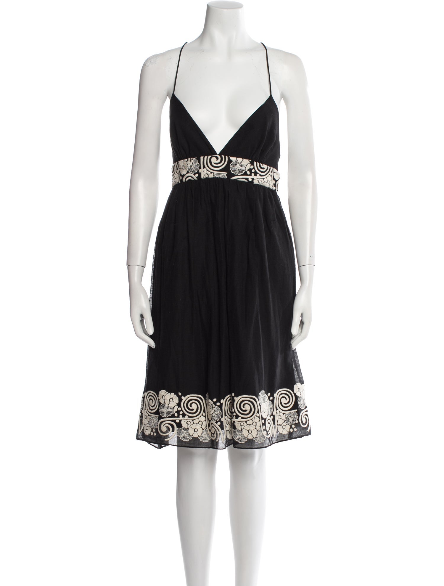 Tibi Graphic Print Mini Dress