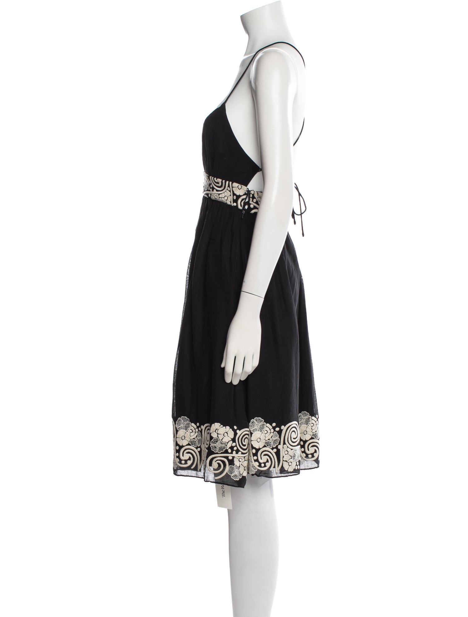 Tibi Graphic Print Mini Dress