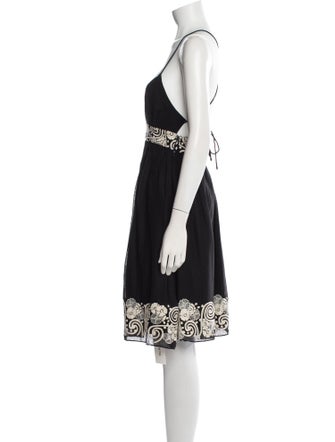 Tibi Graphic Print Mini Dress