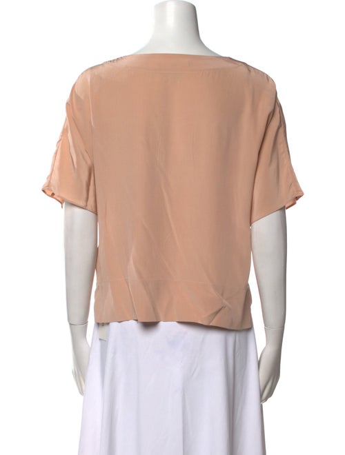 Tibi Silk Printed Crop Top