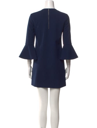 Tibi Crew Neck Mini Dress