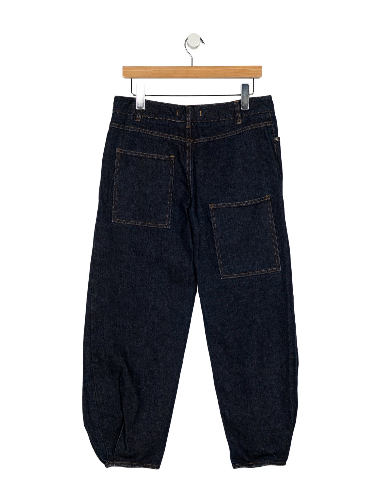 Tibi Mid-Rise Straight Leg Jeans