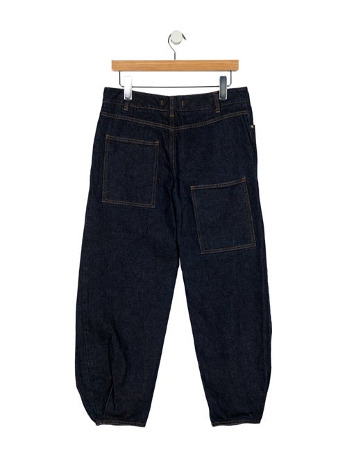 Tibi Mid-Rise Straight Leg Jeans