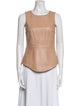 Tibi Scoop Neck Sleeveless Top