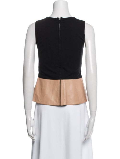 Tibi Scoop Neck Sleeveless Top