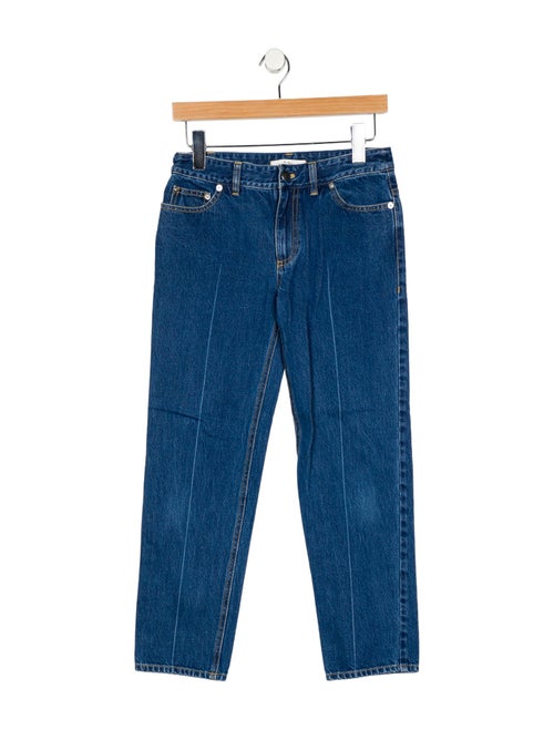 Tibi Mid-Rise Skinny Leg Jeans