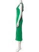 Tibi Scoop Neck Long Dress