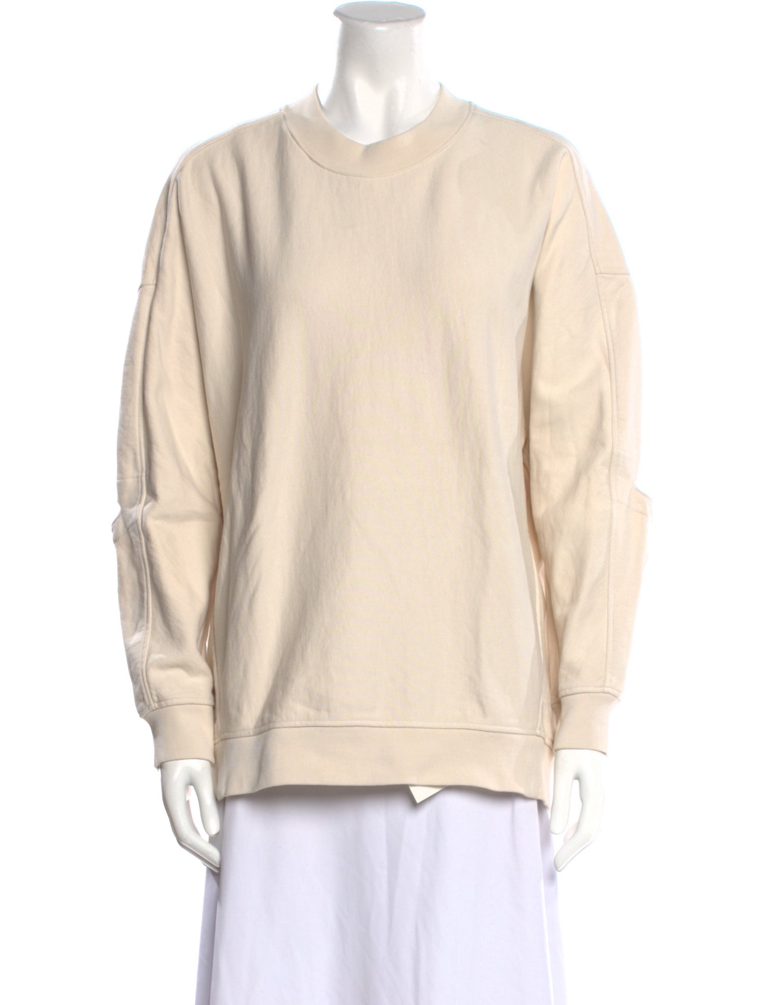Tibi Crew Neck Long Sleeve Sweatshirt