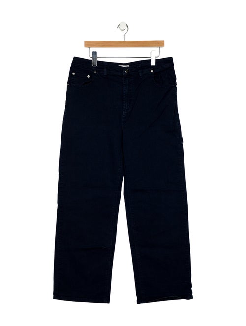 Tibi High-Rise Wide Leg Jeans