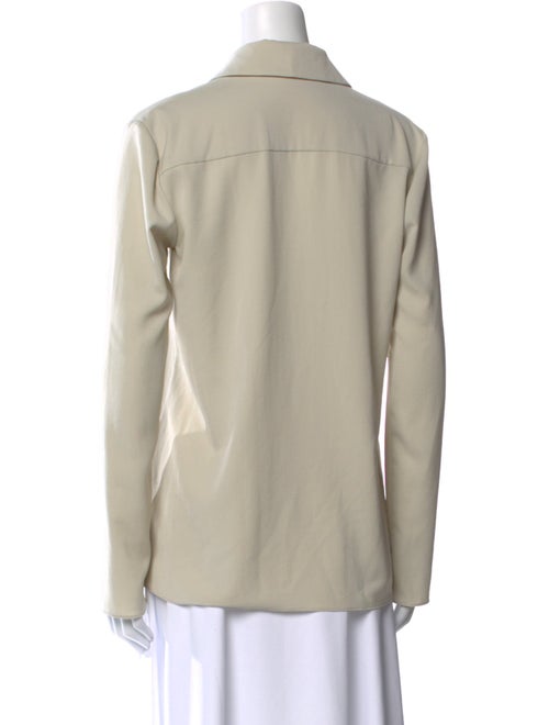 Tibi Long Sleeve Button-Up Top