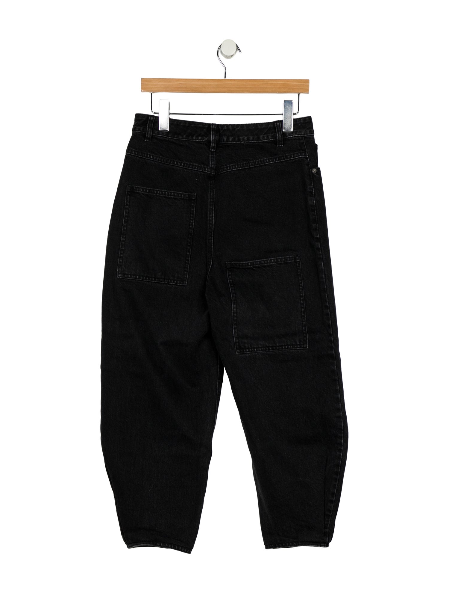 Tibi High-Rise Straight Leg Jeans