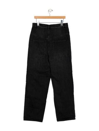 Tibi High-Rise Wide Leg Jeans