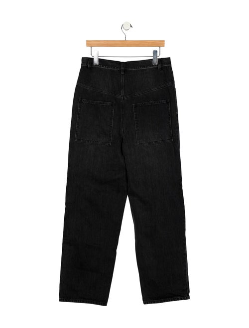 Tibi High-Rise Wide Leg Jeans