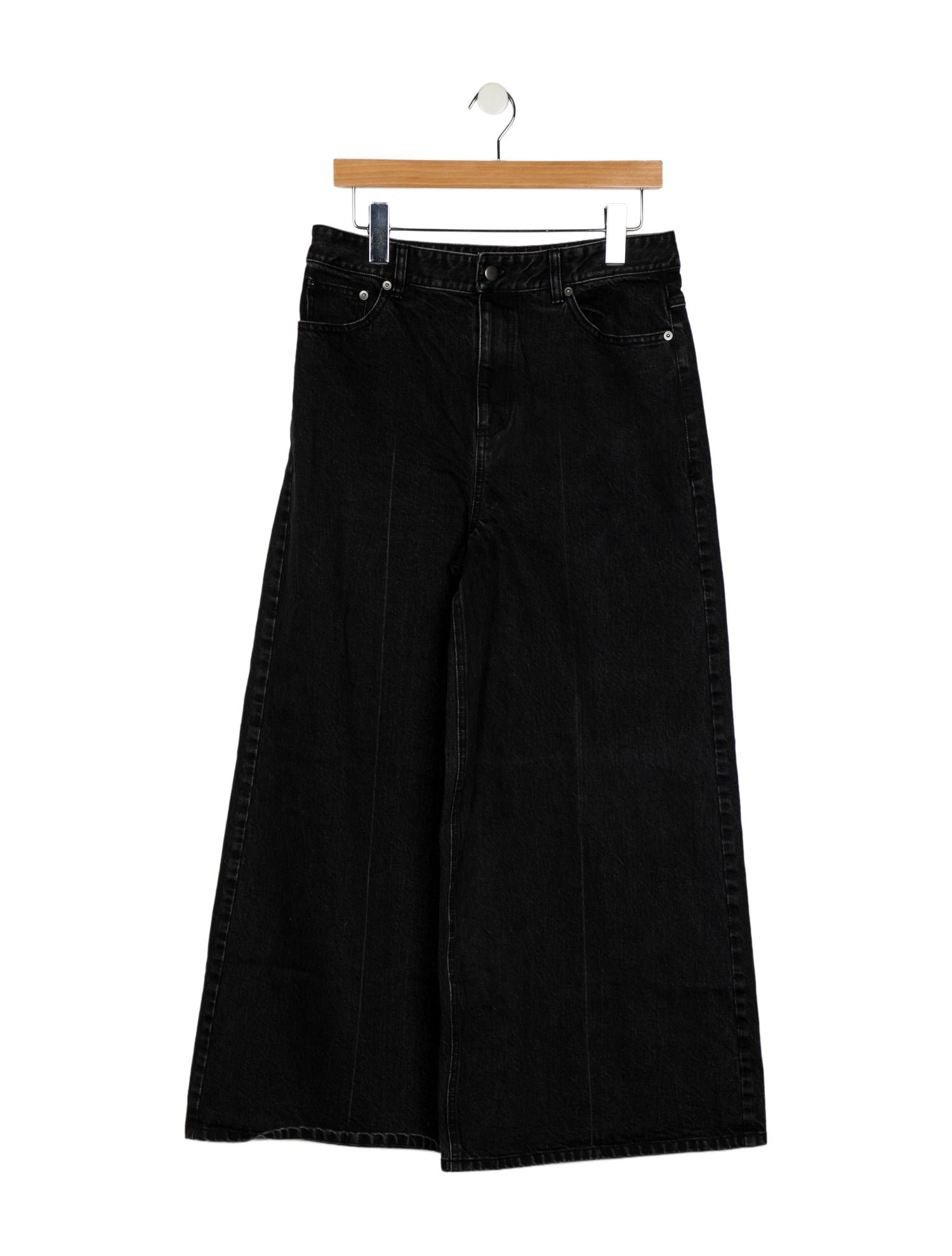 Tibi High-Rise Wide Leg Jeans