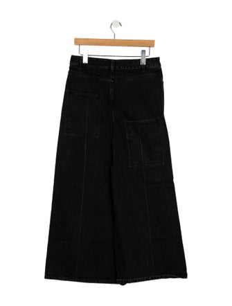 Tibi High-Rise Wide Leg Jeans