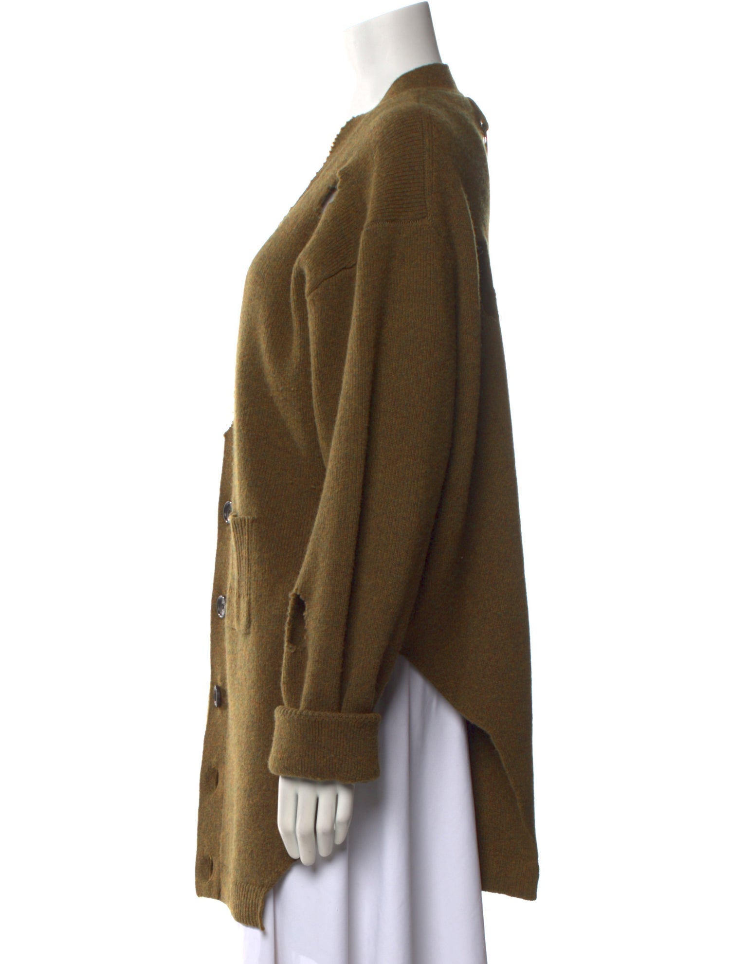 Tibi Wool V-Neck Sweater