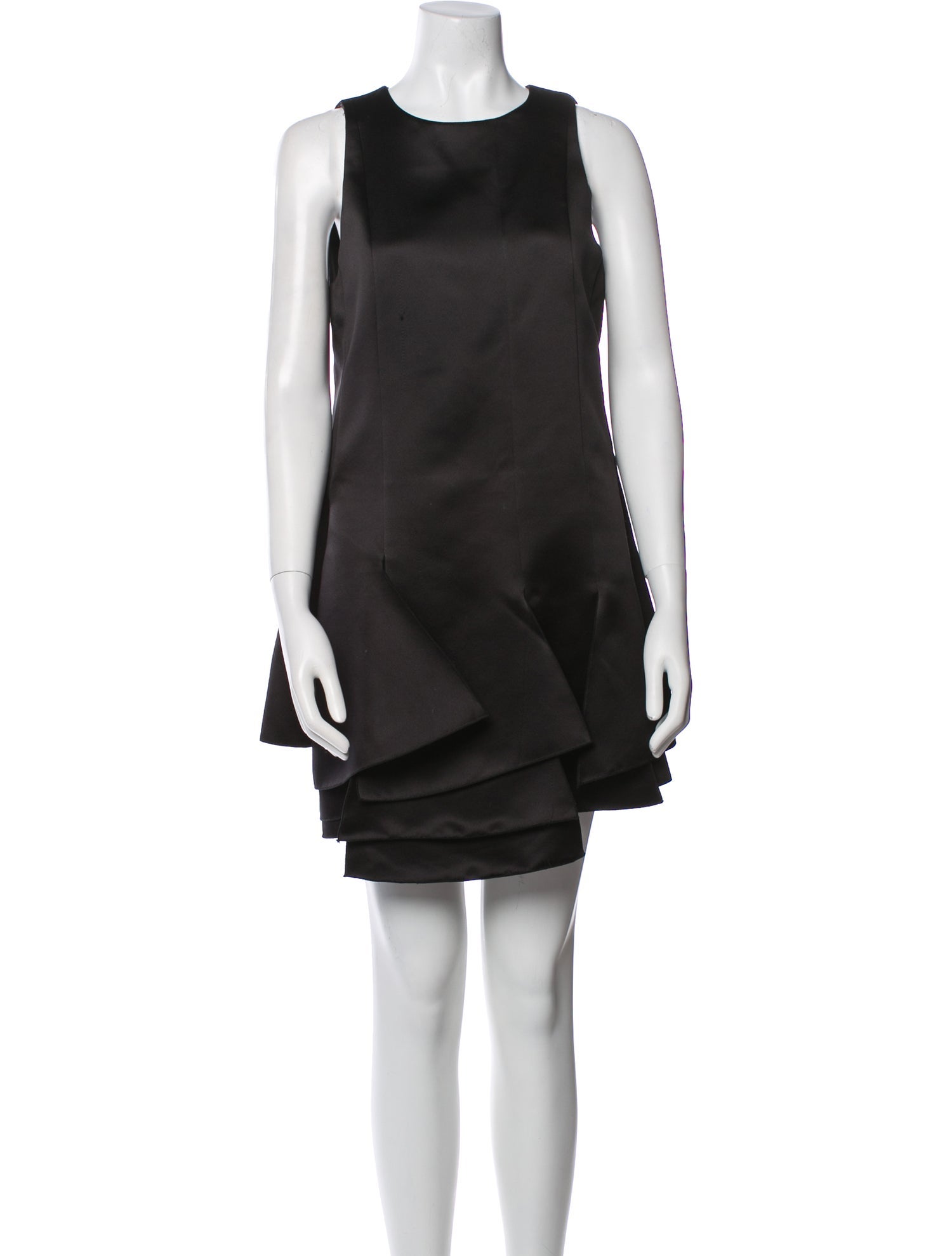 Tibi Scoop Neck Mini Dress