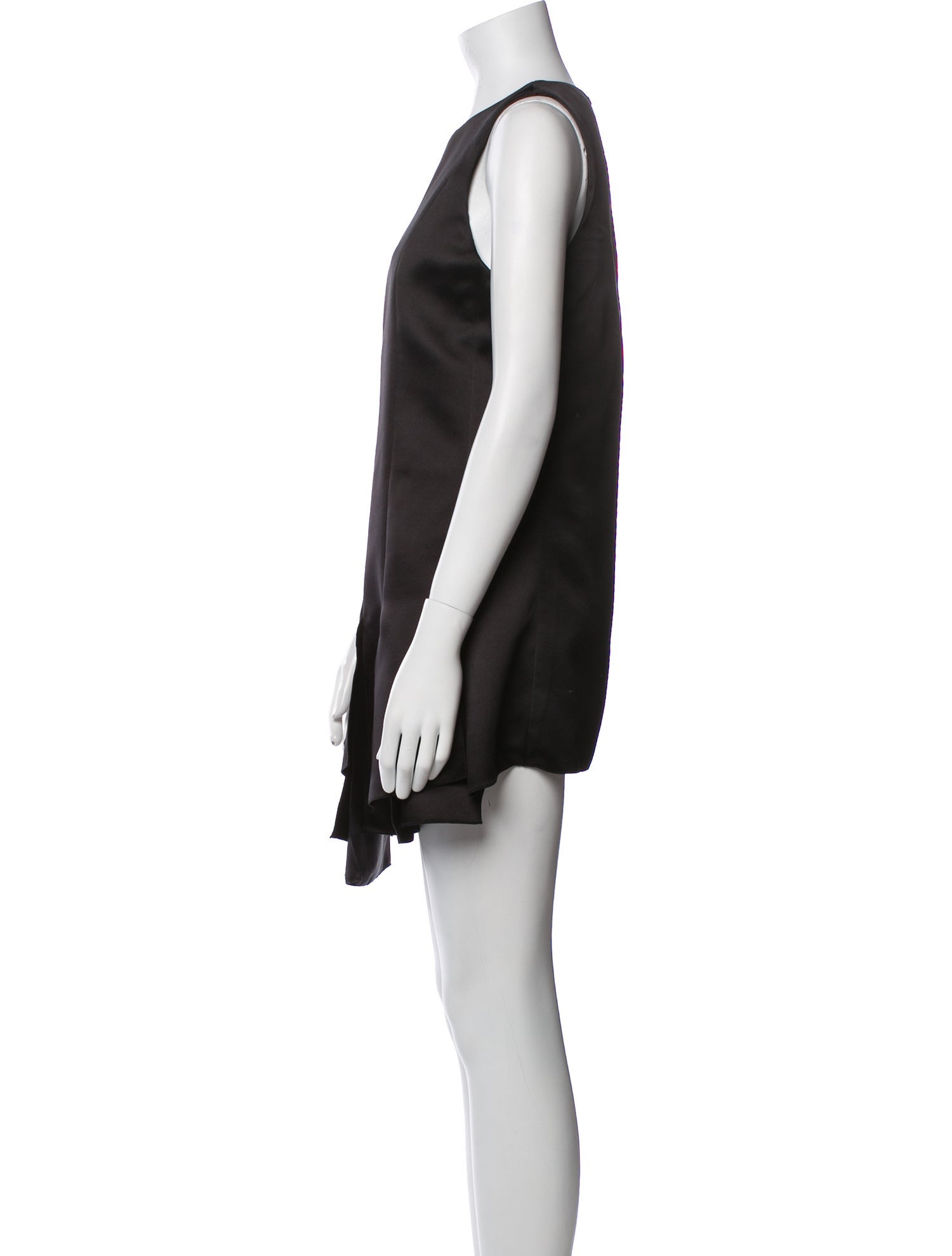 Tibi Scoop Neck Mini Dress