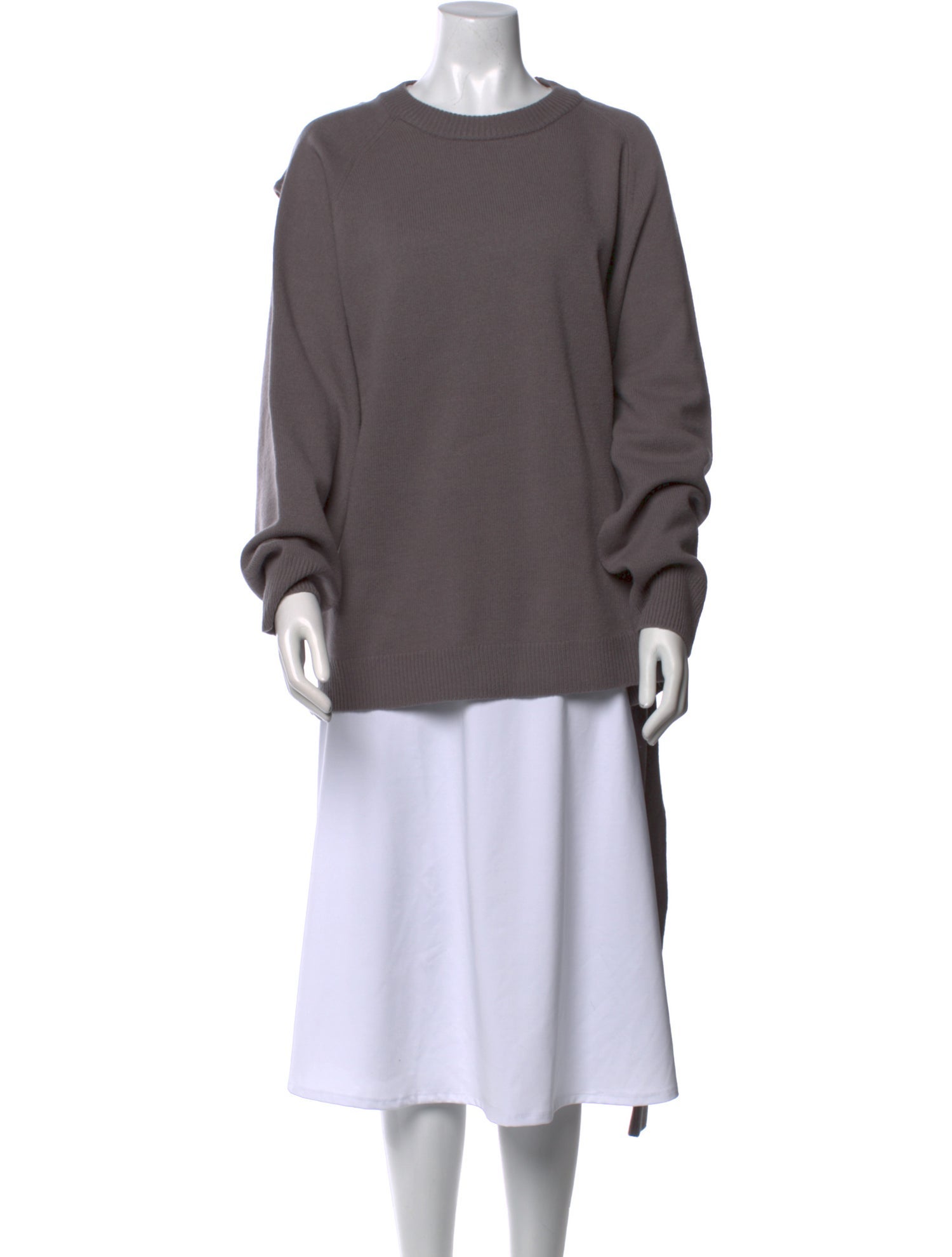 Tibi Wool Crew Neck Sweater