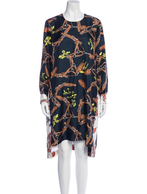 Tibi Printed Knee-Length Dress