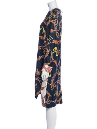 Tibi Printed Knee-Length Dress
