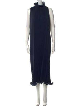 Tibi Turtleneck Long Dress