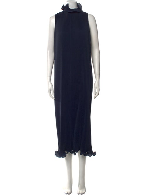 Tibi Turtleneck Long Dress