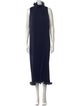 Tibi Turtleneck Long Dress