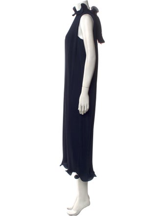 Tibi Turtleneck Long Dress