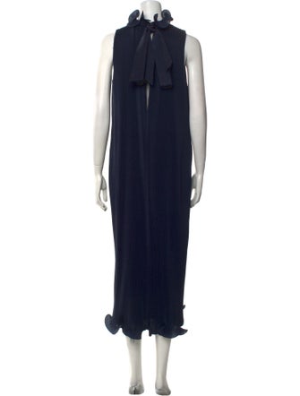 Tibi Turtleneck Long Dress