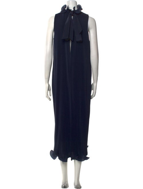 Tibi Turtleneck Long Dress