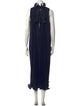 Tibi Turtleneck Long Dress