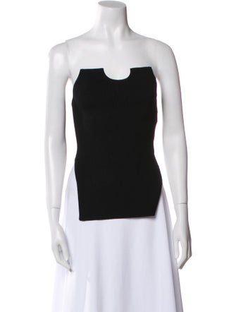 Tibi Strapless Top