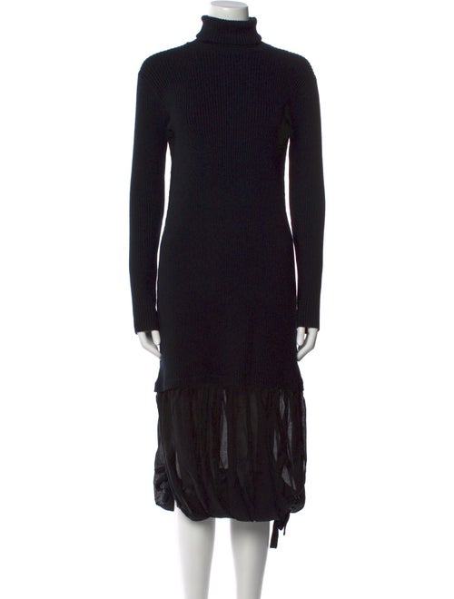 Tibi Merino Wool Long Dress