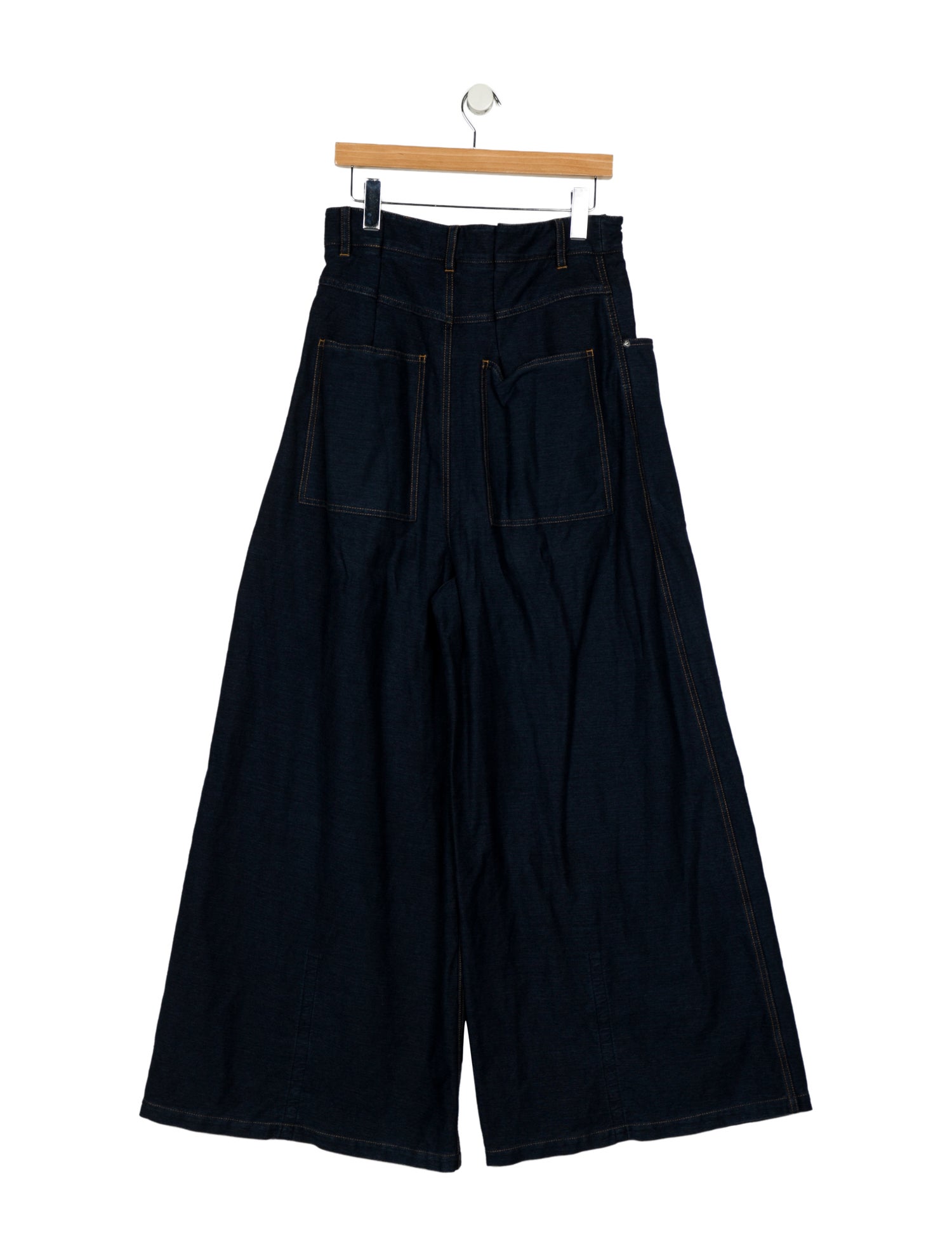 Tibi High-Rise Wide Leg Jeans