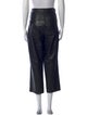 Tibi Lamb Leather Wide Leg Pants