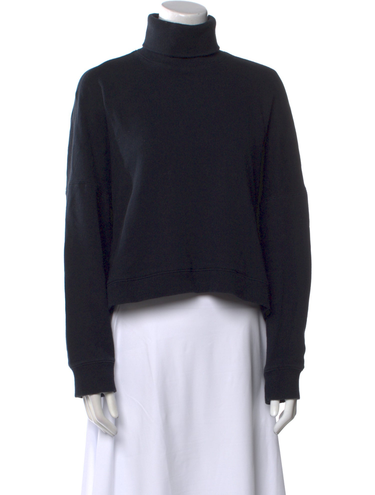 Tibi Turtleneck Long Sleeve Sweatshirt