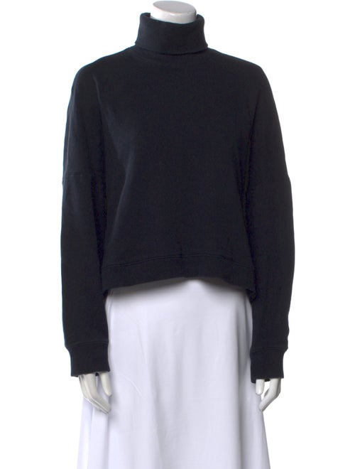 Tibi Turtleneck Long Sleeve Sweatshirt
