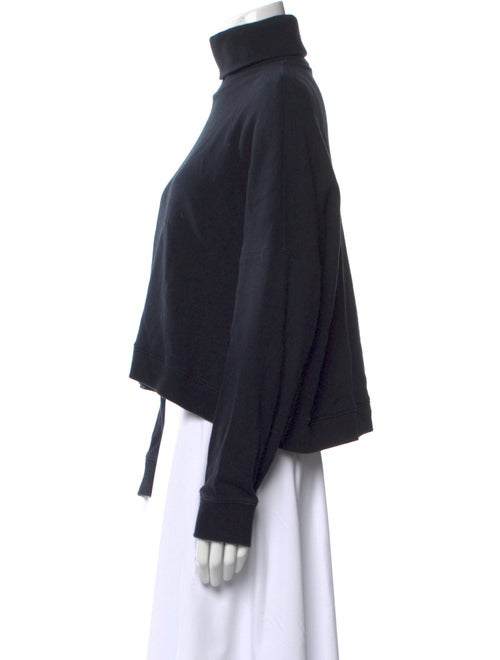 Tibi Turtleneck Long Sleeve Sweatshirt