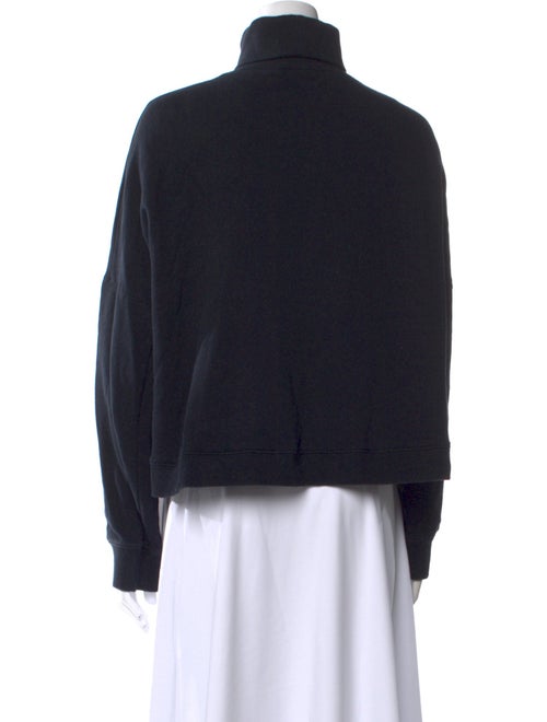 Tibi Turtleneck Long Sleeve Sweatshirt