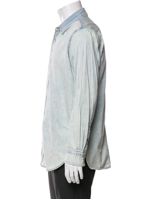 Tibi Long Sleeve Denim Shirt