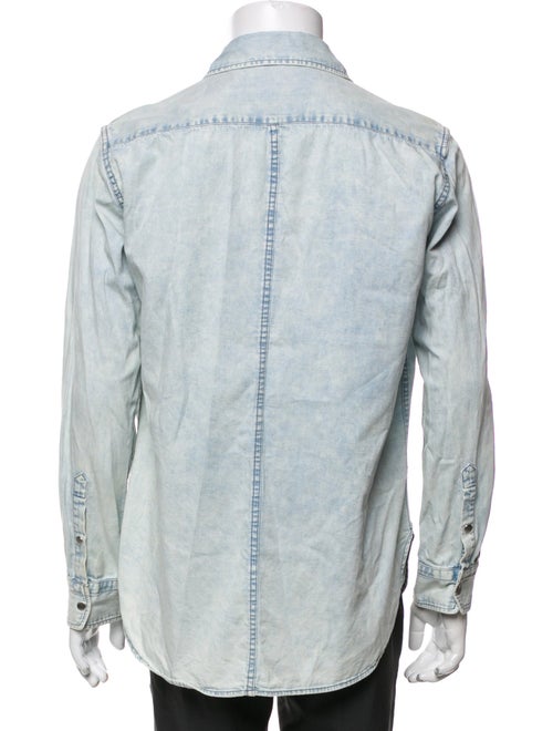 Tibi Long Sleeve Denim Shirt